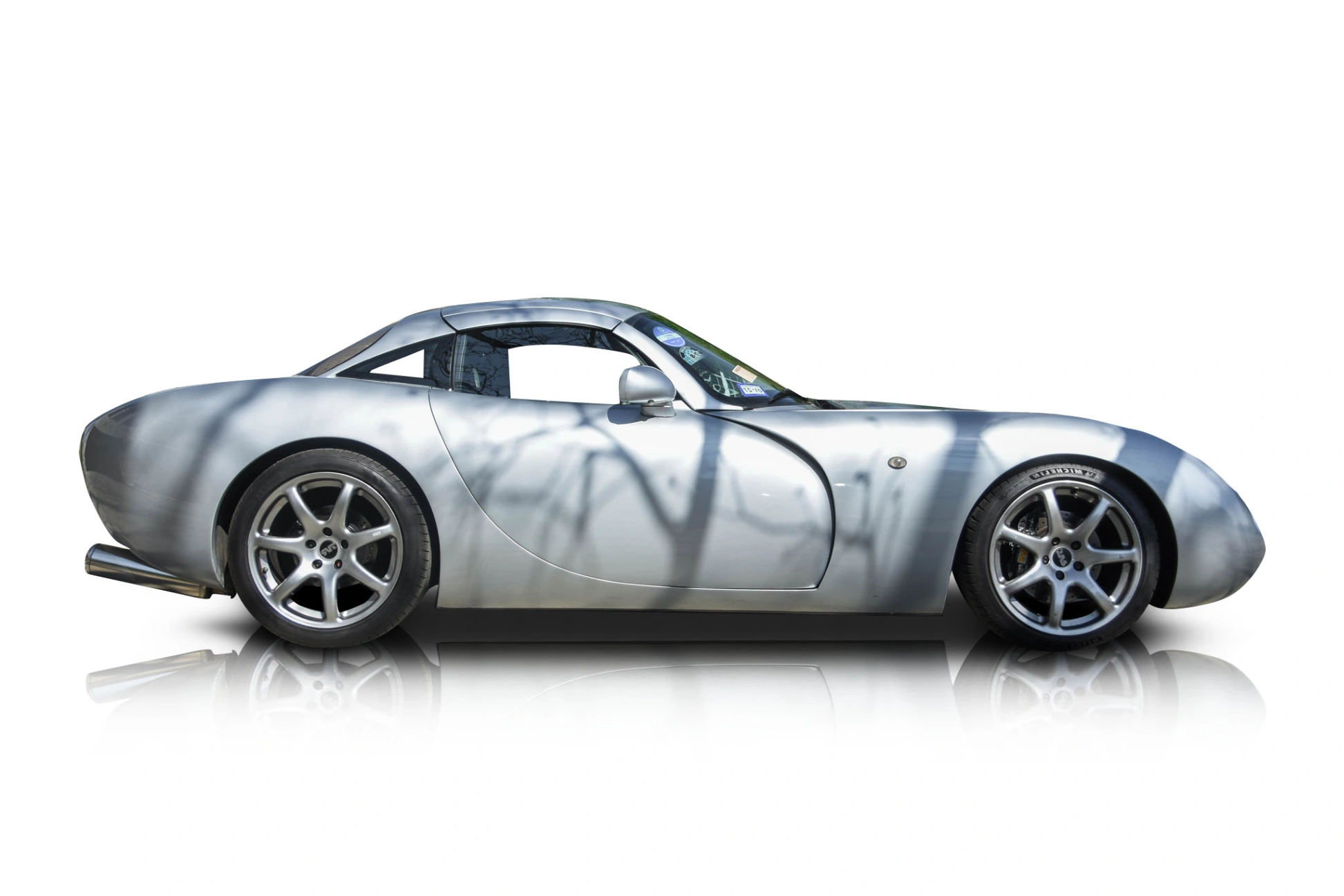 Passenger side photo of vehicle