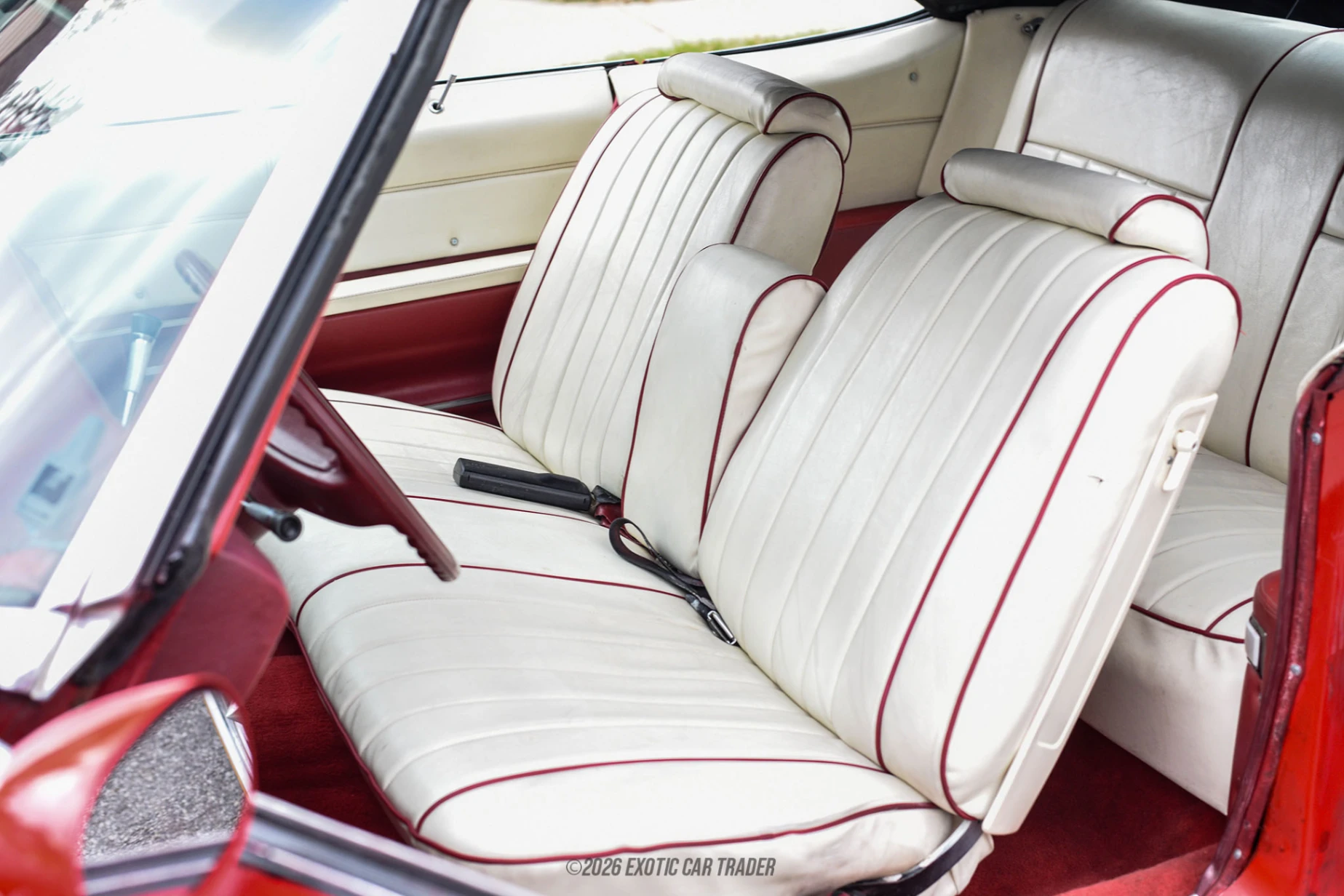 The interior of the vehicle for sale