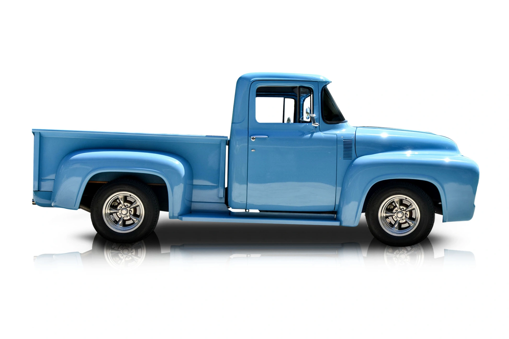 Passenger side photo of vehicle