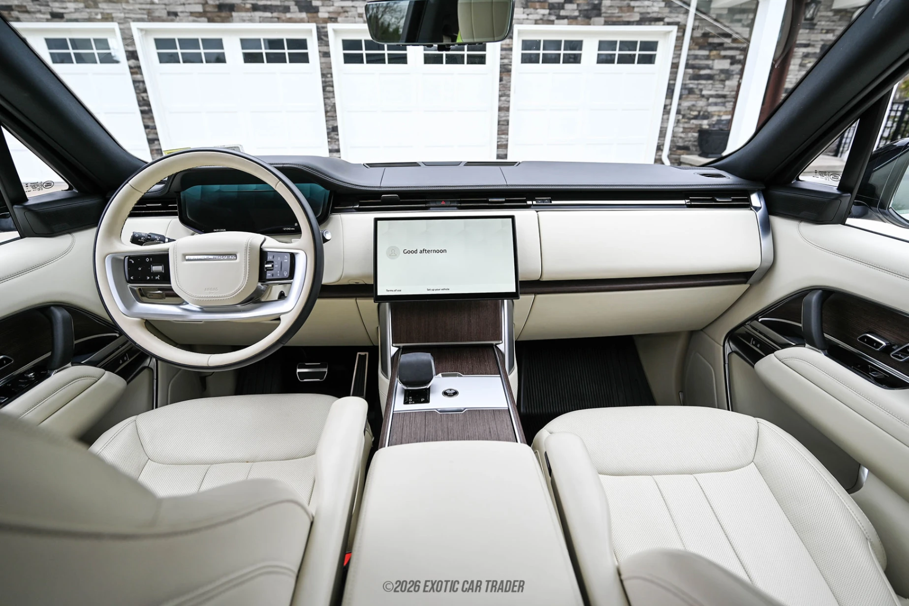 The interior of the vehicle for sale