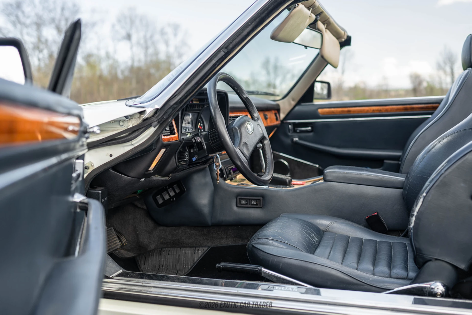 The interior of the vehicle for sale