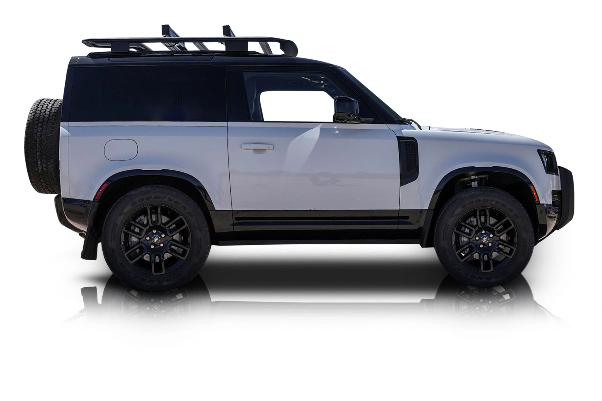 Passenger side photo of vehicle