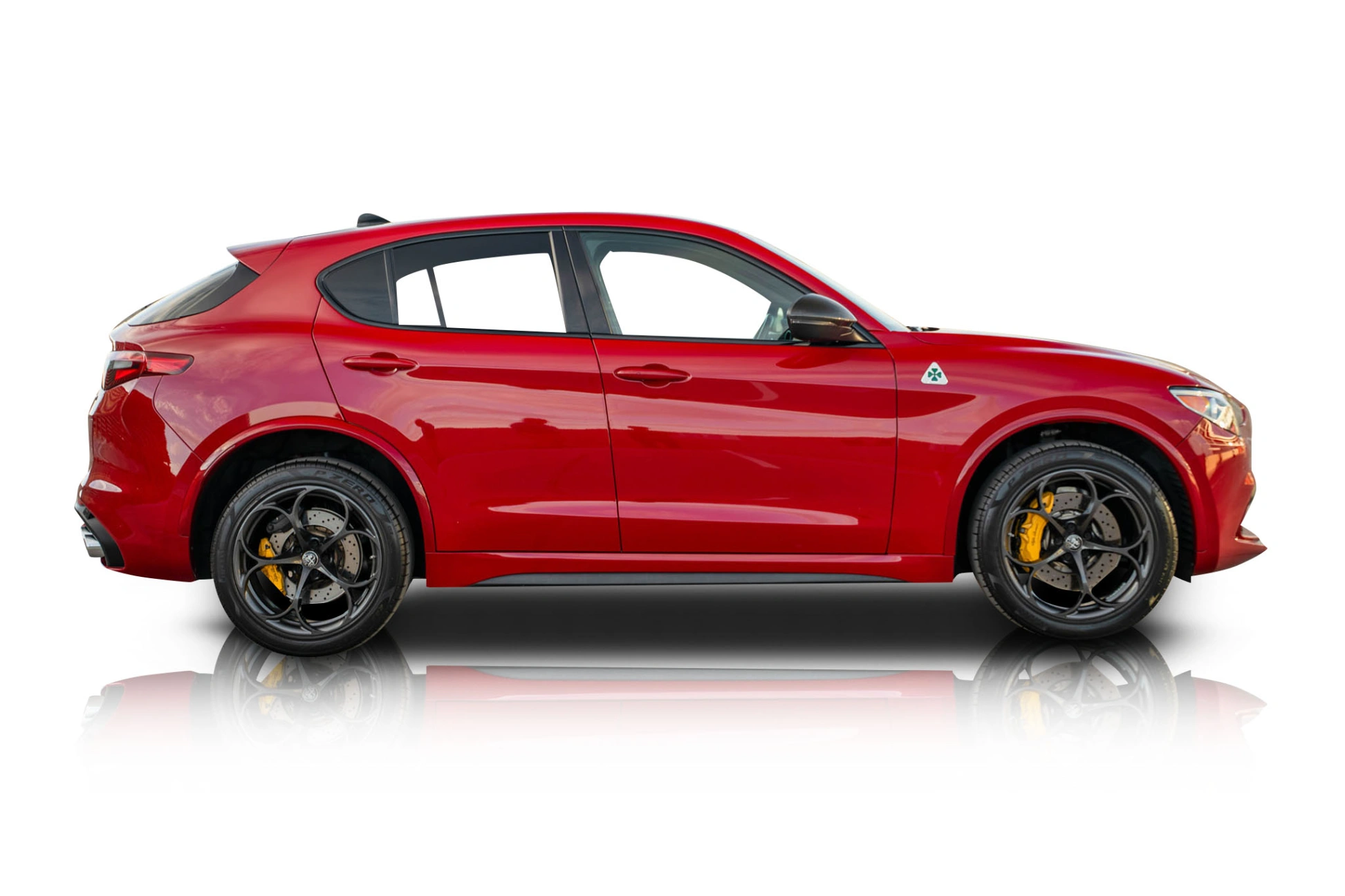 Passenger side photo of vehicle