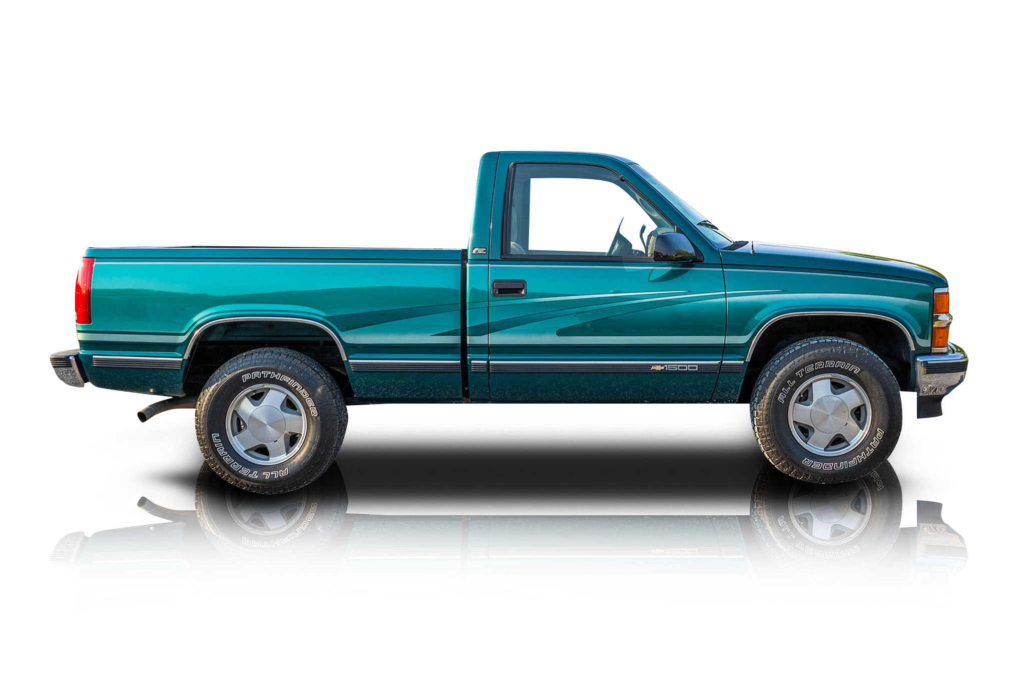 Passenger side photo of vehicle