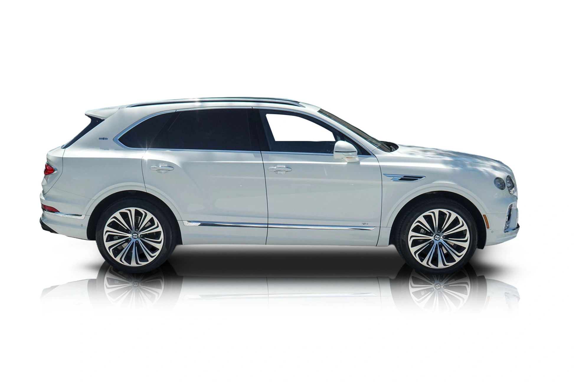 Passenger side photo of vehicle