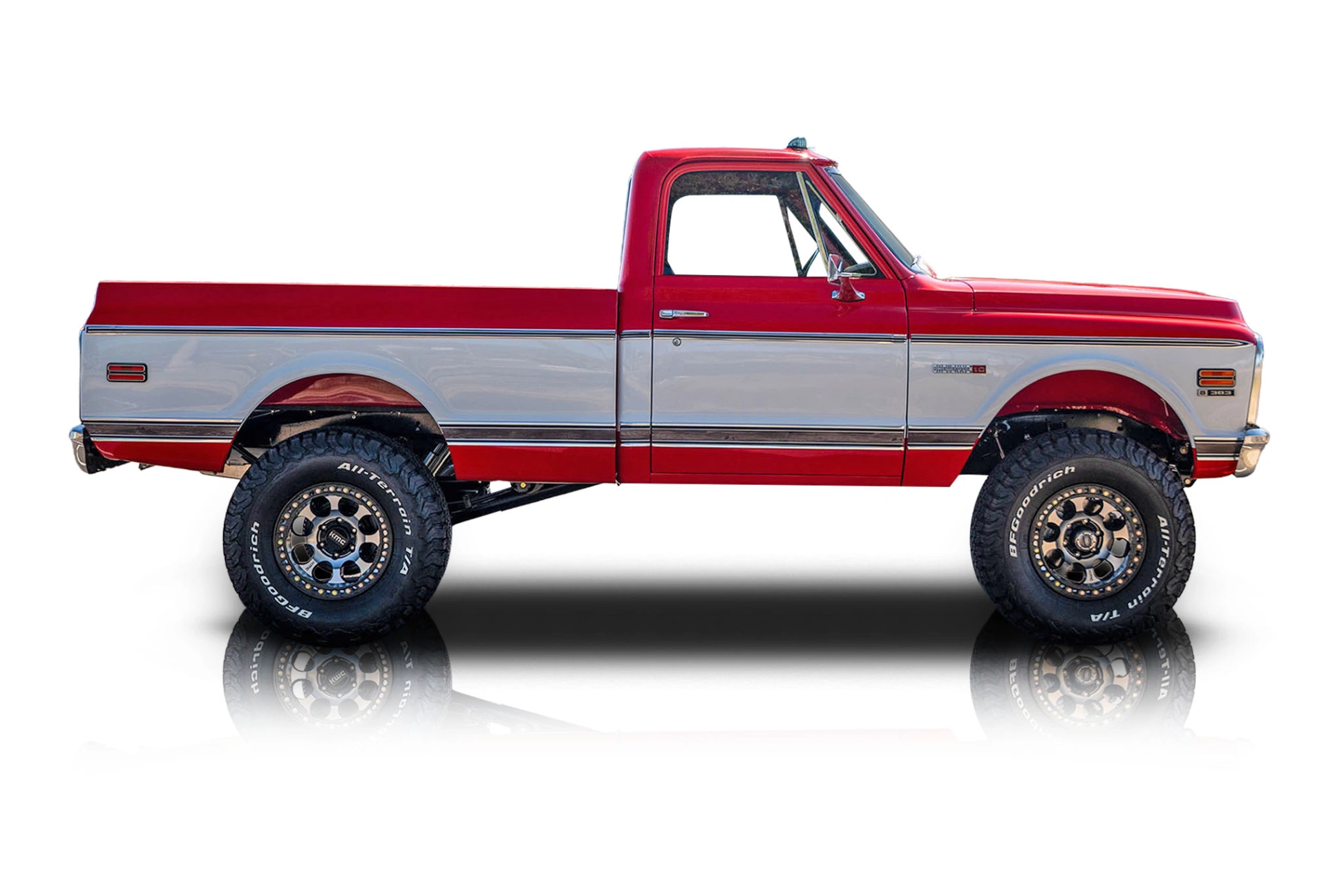 Passenger side photo of vehicle