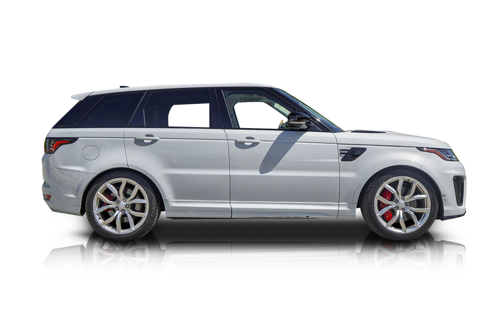 Passenger side photo of vehicle