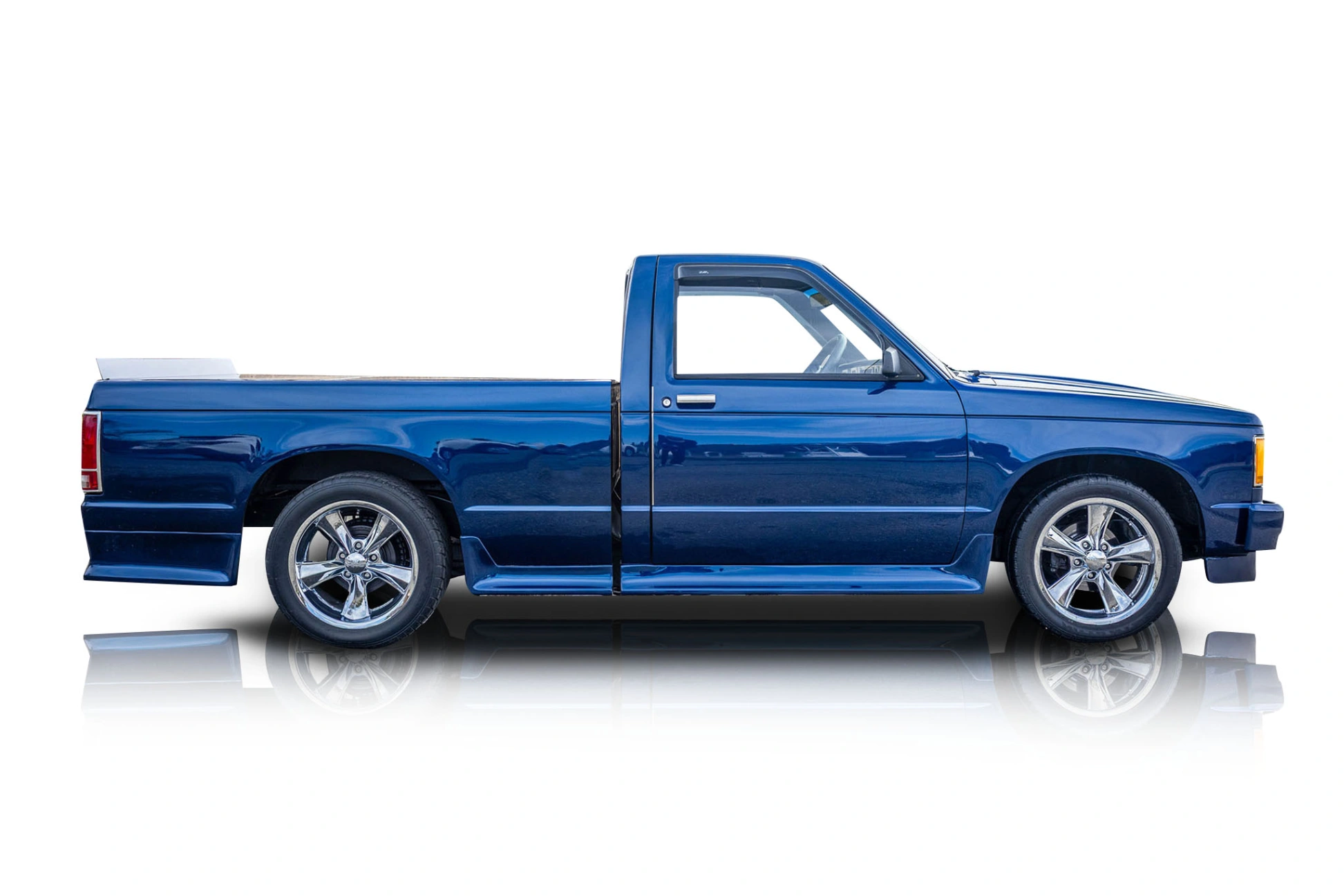 Passenger side photo of vehicle