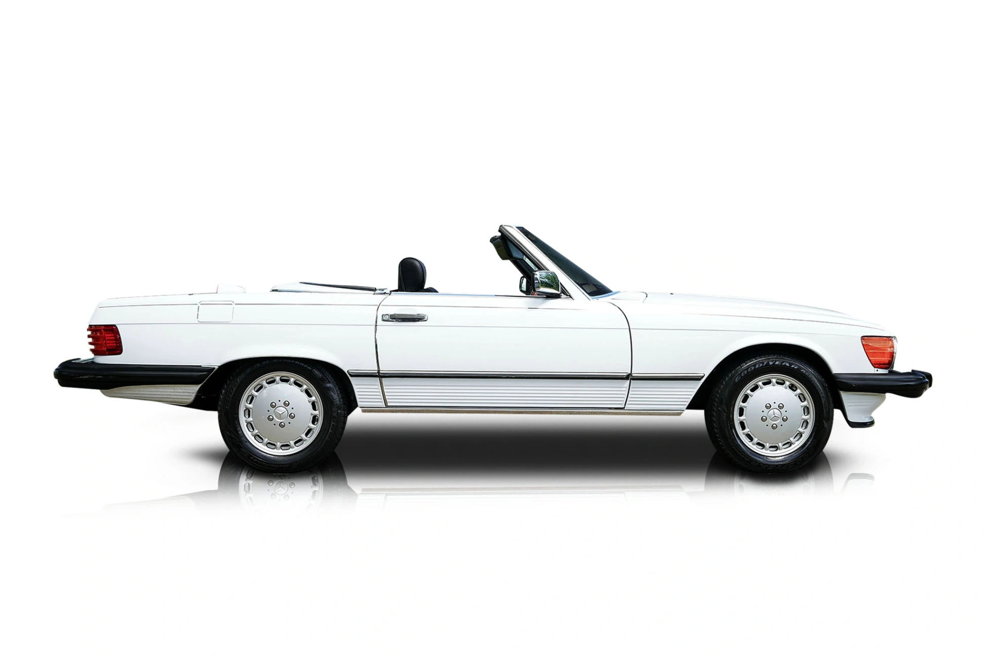 Passenger side photo of vehicle