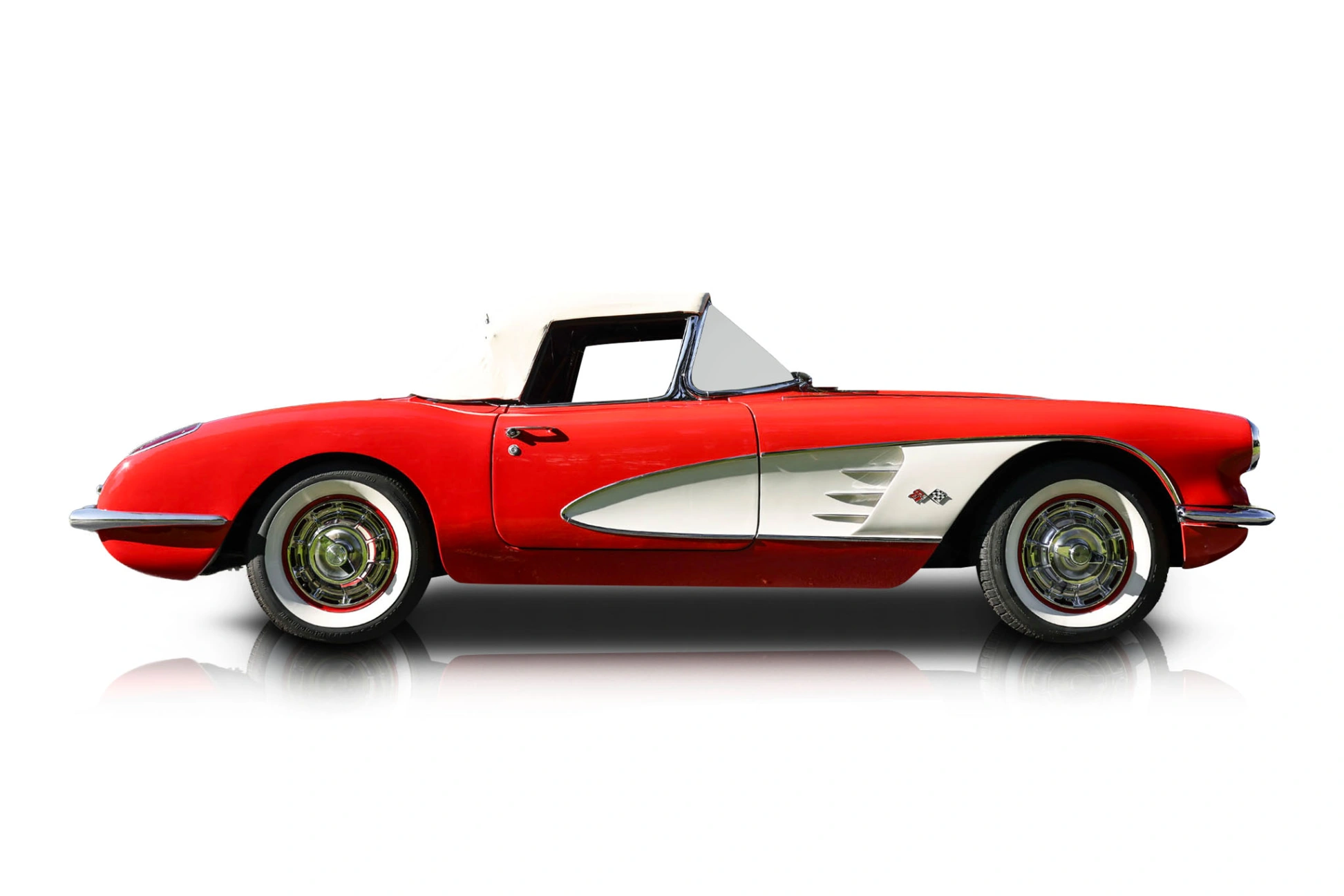 Passenger side photo of vehicle