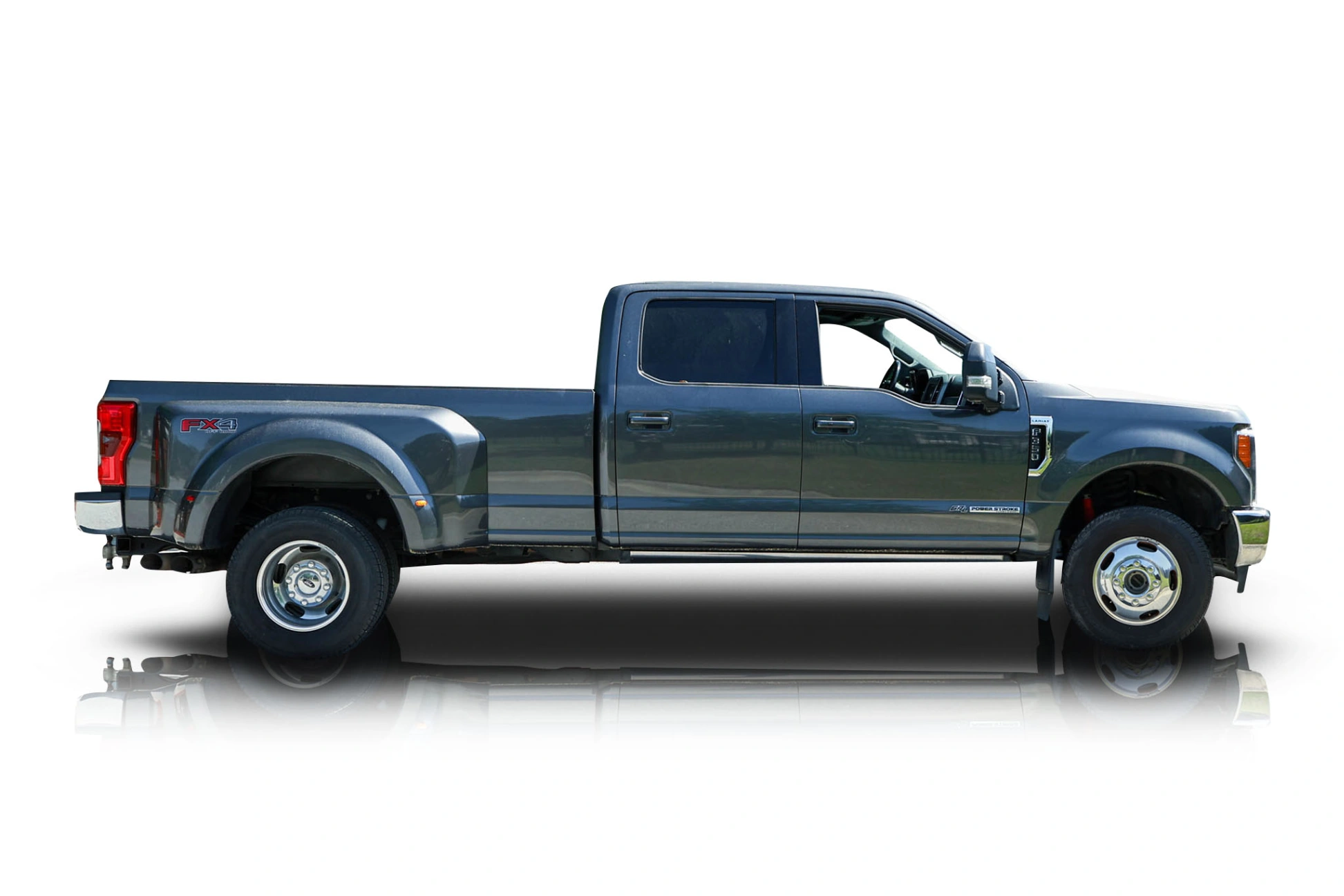 Passenger side photo of vehicle