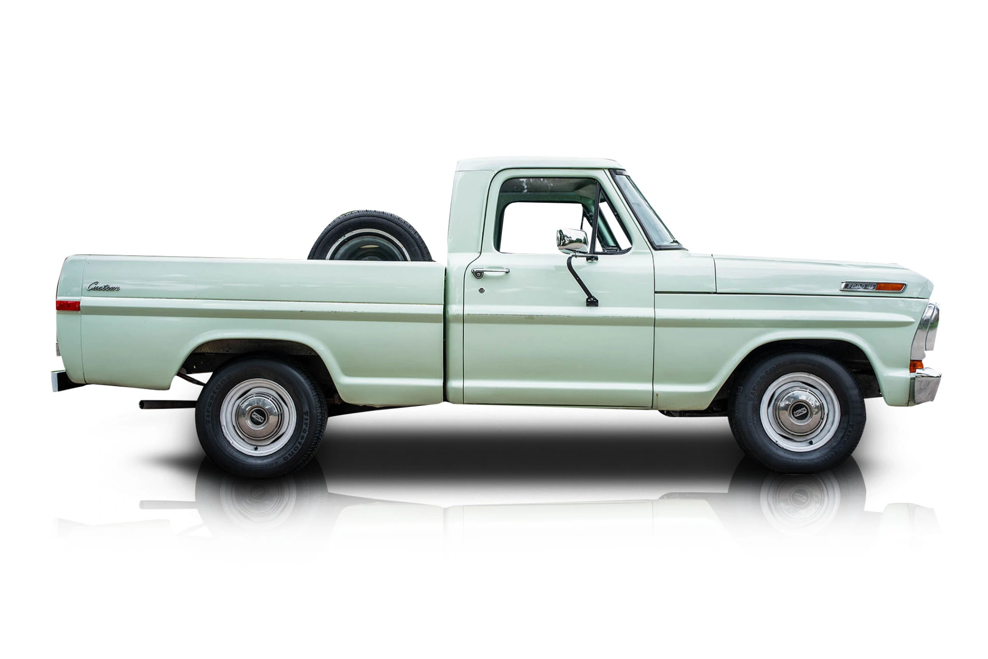 Passenger side photo of vehicle