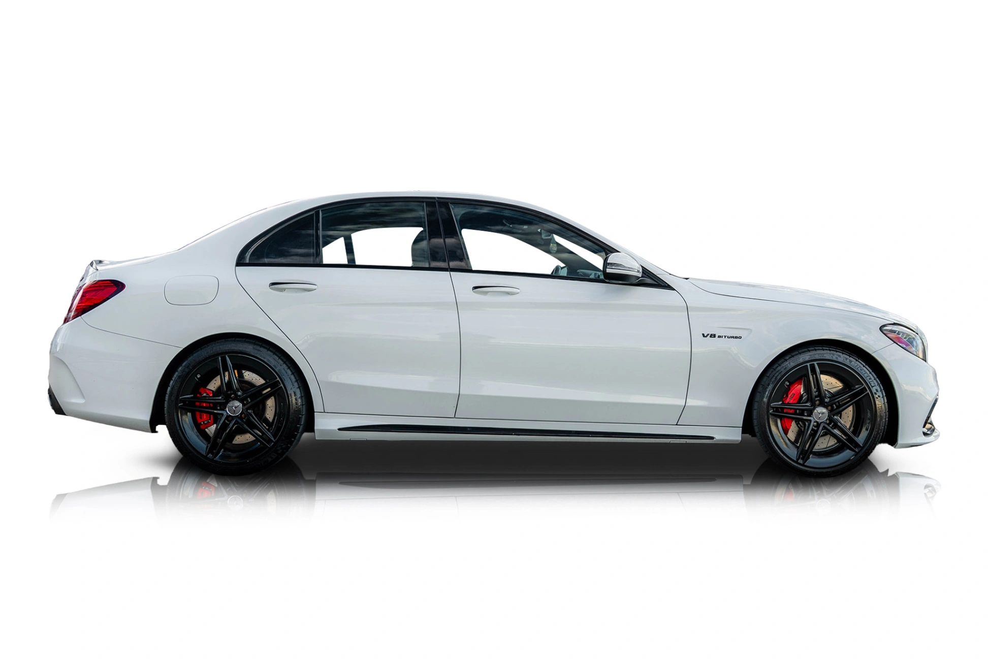 Passenger side photo of vehicle