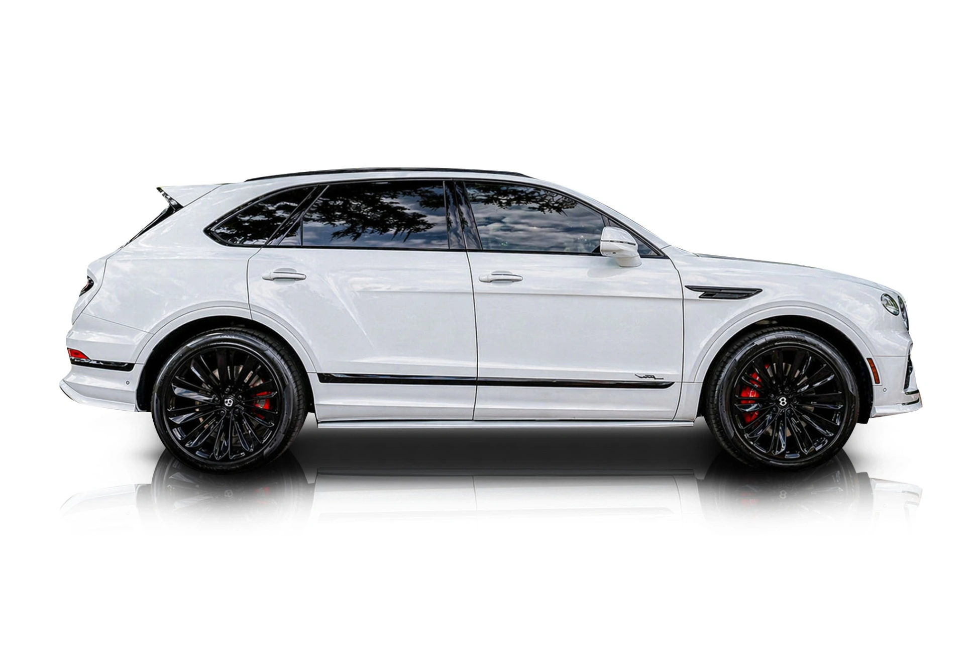 Passenger side photo of vehicle