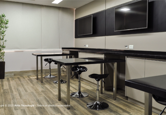 Sala de treinamento artis tecnologia