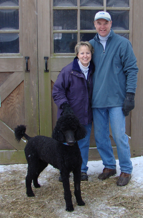 Wagner with Brenda and husband