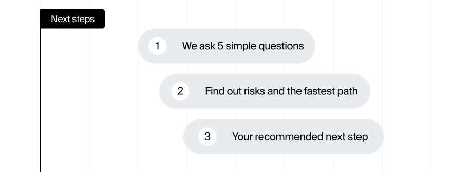 Top portion of a smartphone screen showing a WhatsApp chat with Nimble, including a message that reads, 'Hi! We need to figure out where AI fits into our roadmap.'