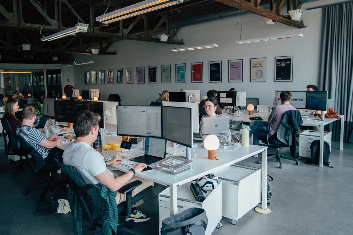 The Nimble open-plan office