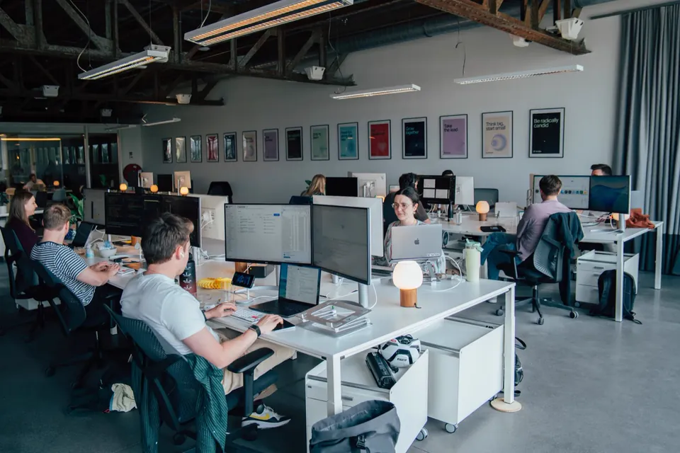 The Nimble open-plan office