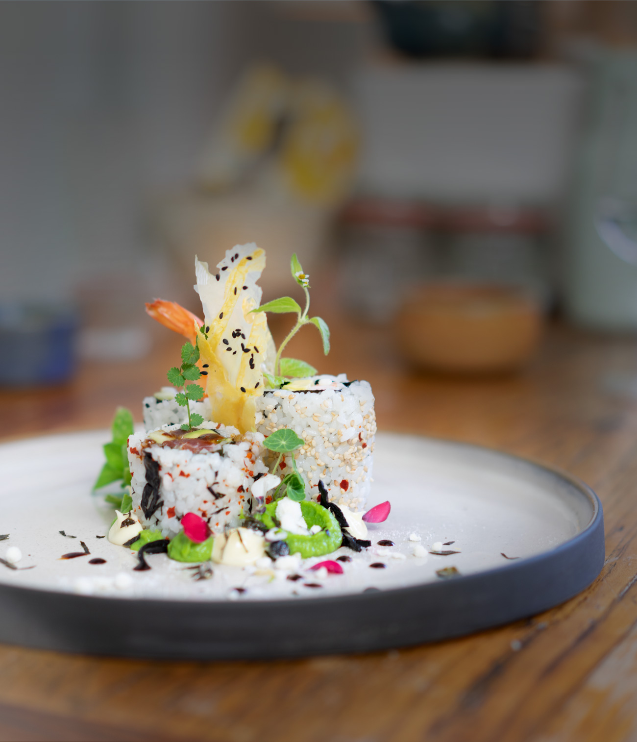 plating sushi hasami dish