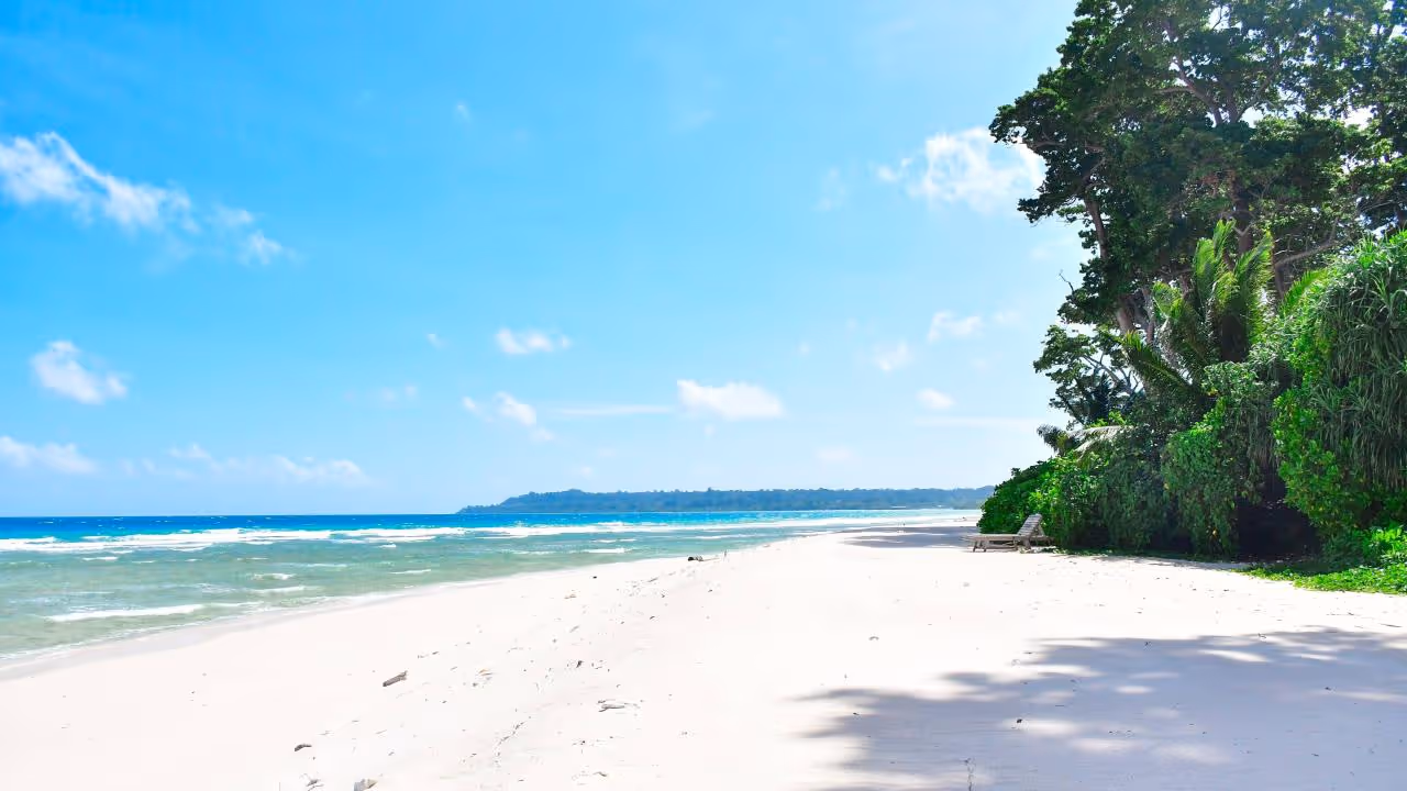 Bharatpur Beach in Neil Island