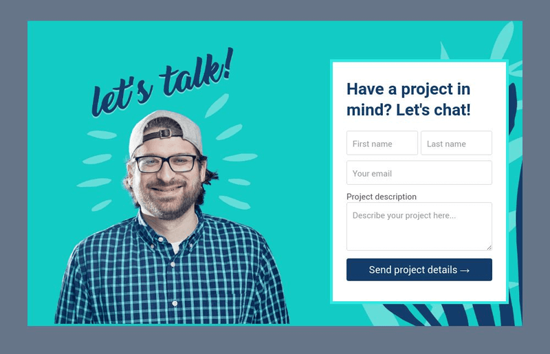 Services Contact Form Template