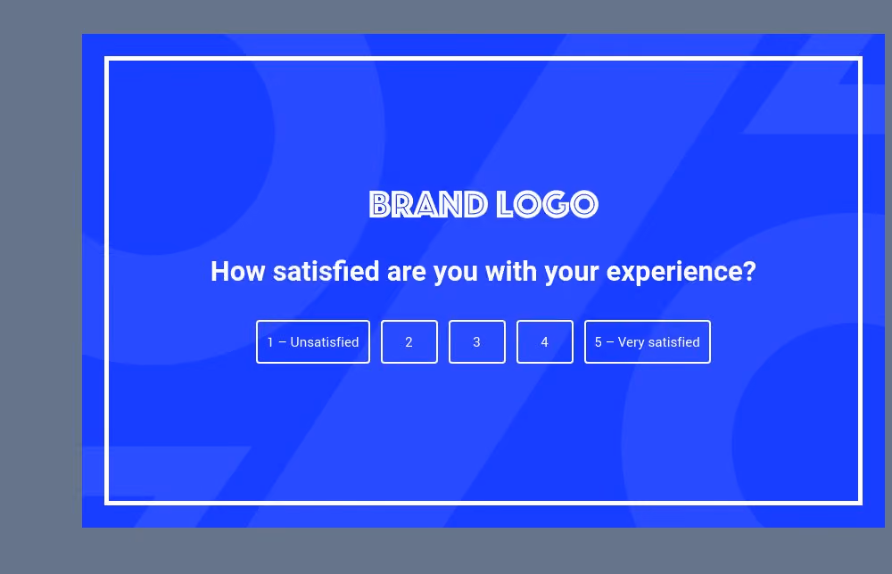 Rating Survey Template