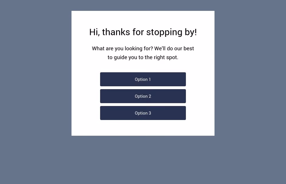 Website Survey Template
