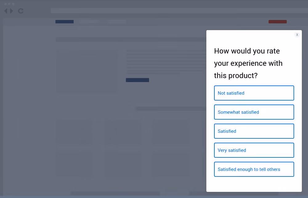 User Feedback Survey