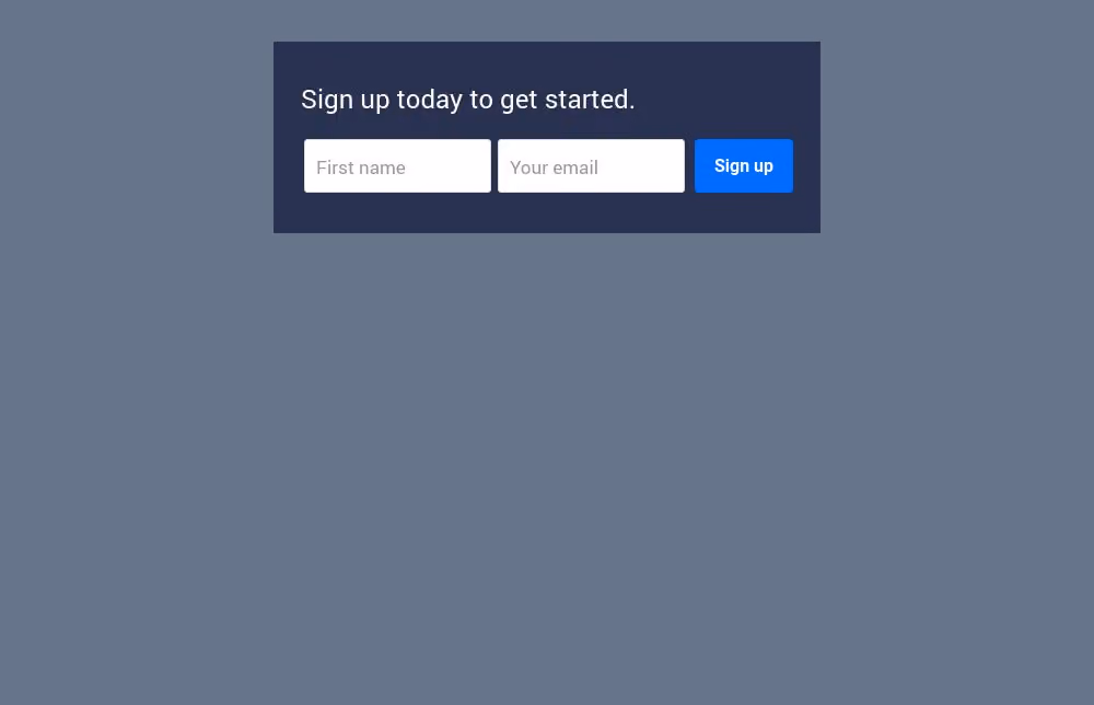 Email List Opt-In Form