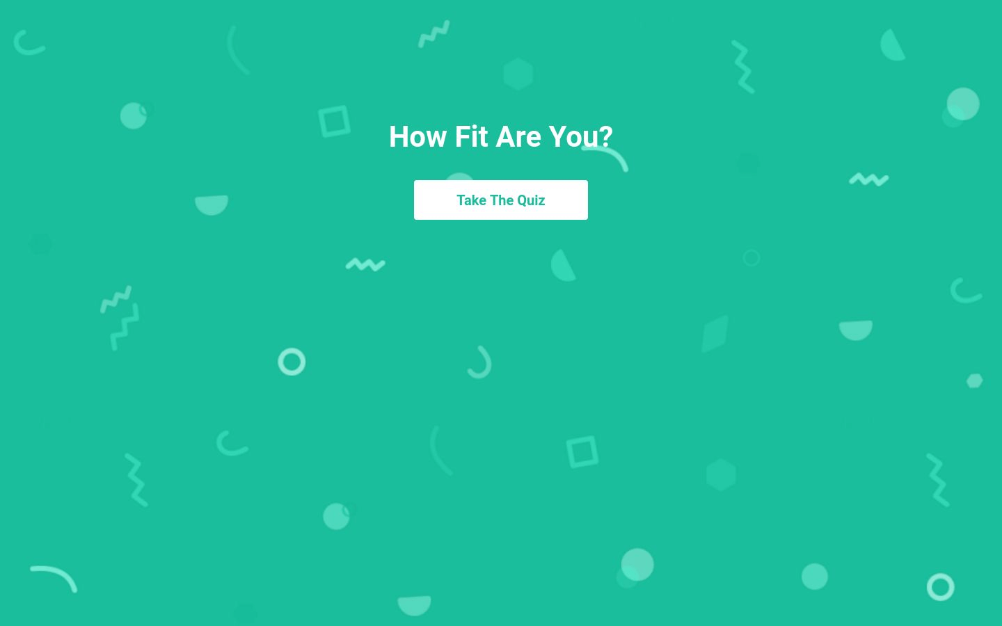 Fitness Quiz Landing Page Funnel Template