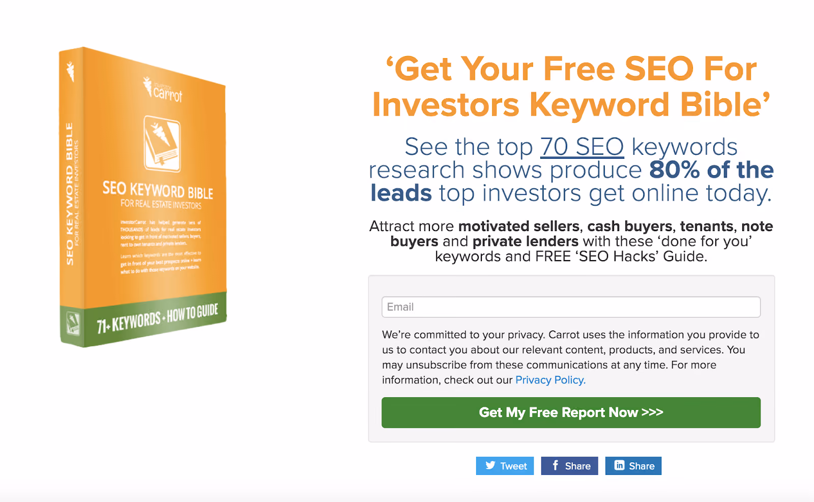Carrot Squeeze Page