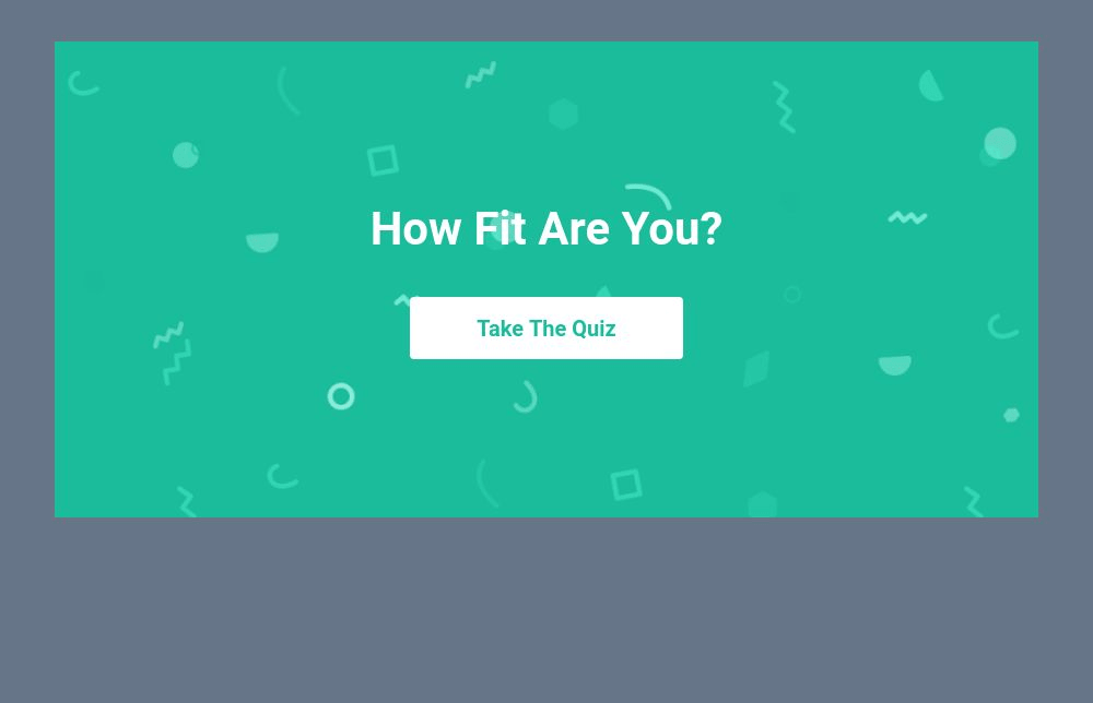Fitness Quiz Template