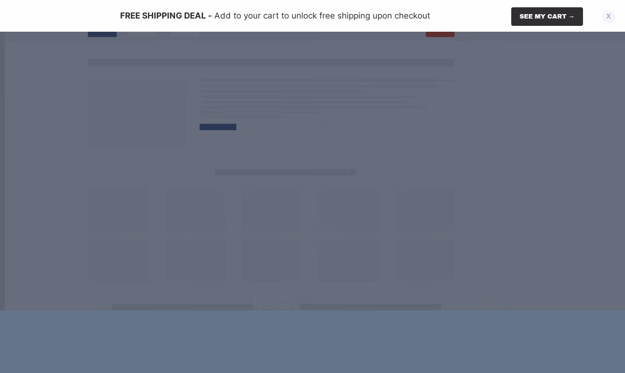 Simple Free Shipping Sticky Bar Template