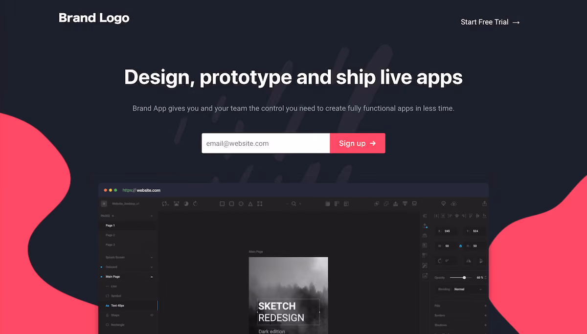 SaaS Landing Page Template