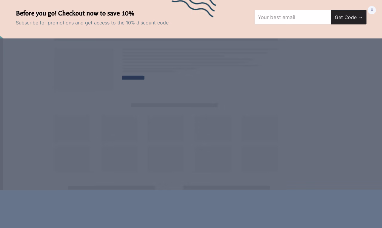 Photography Cart Abandonment Sticky Bar Template