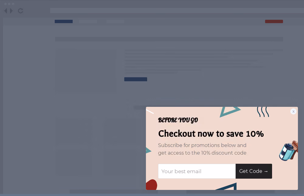 Photography Cart Abandonment Site Message Template