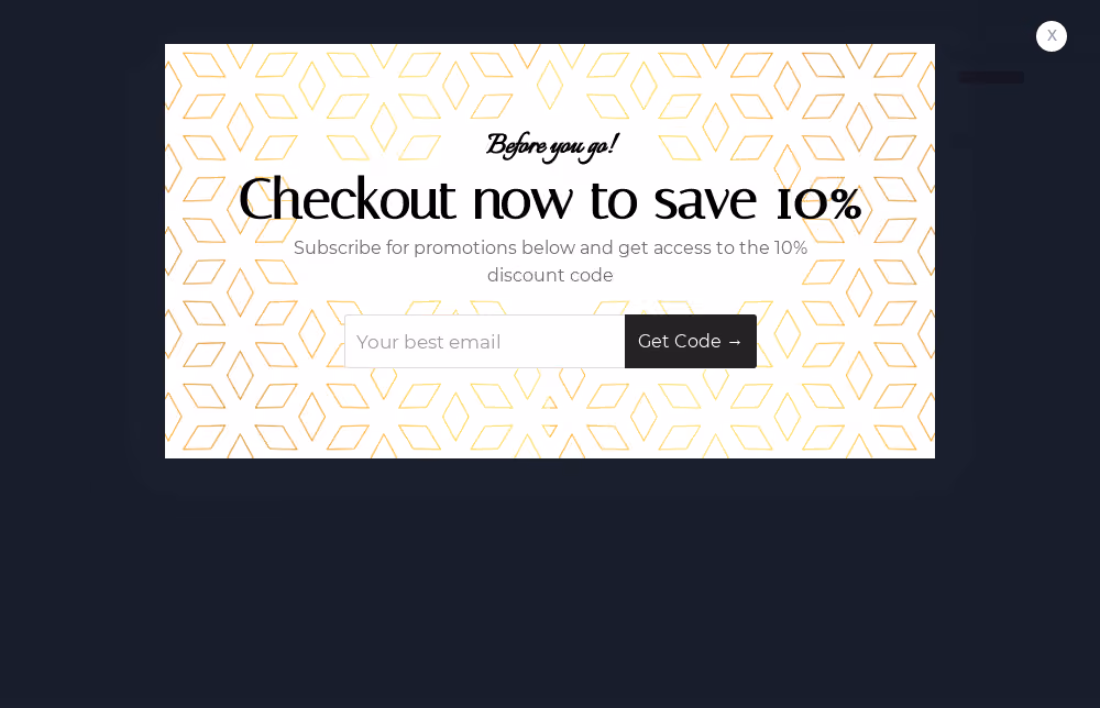 Jewelry Cart Abandonment Popup Template