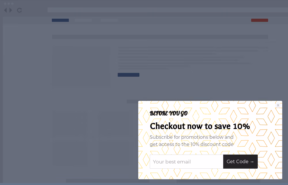 Jewelry Cart Abandonment Site Message Template