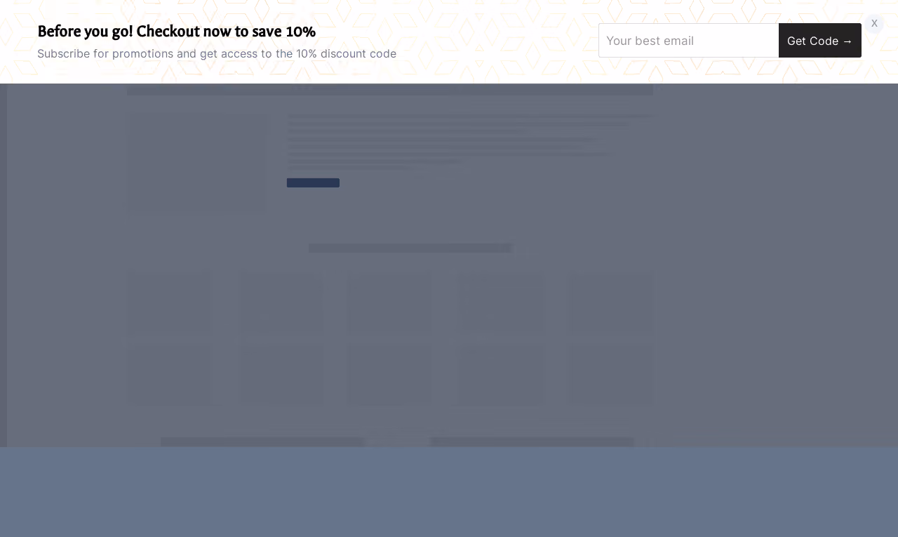 Jewelry Cart Abandonment Sticky Bar Template