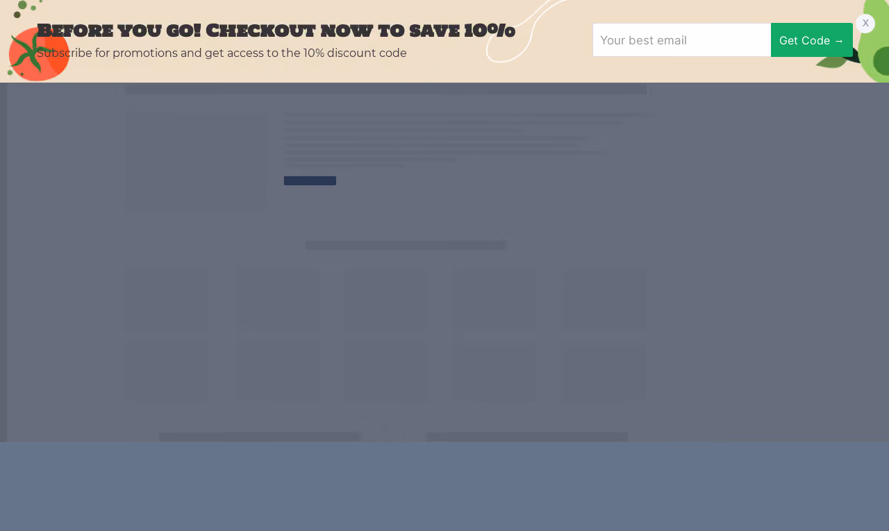 Health & Wellness Cart Abandonment Sticky Bar Template