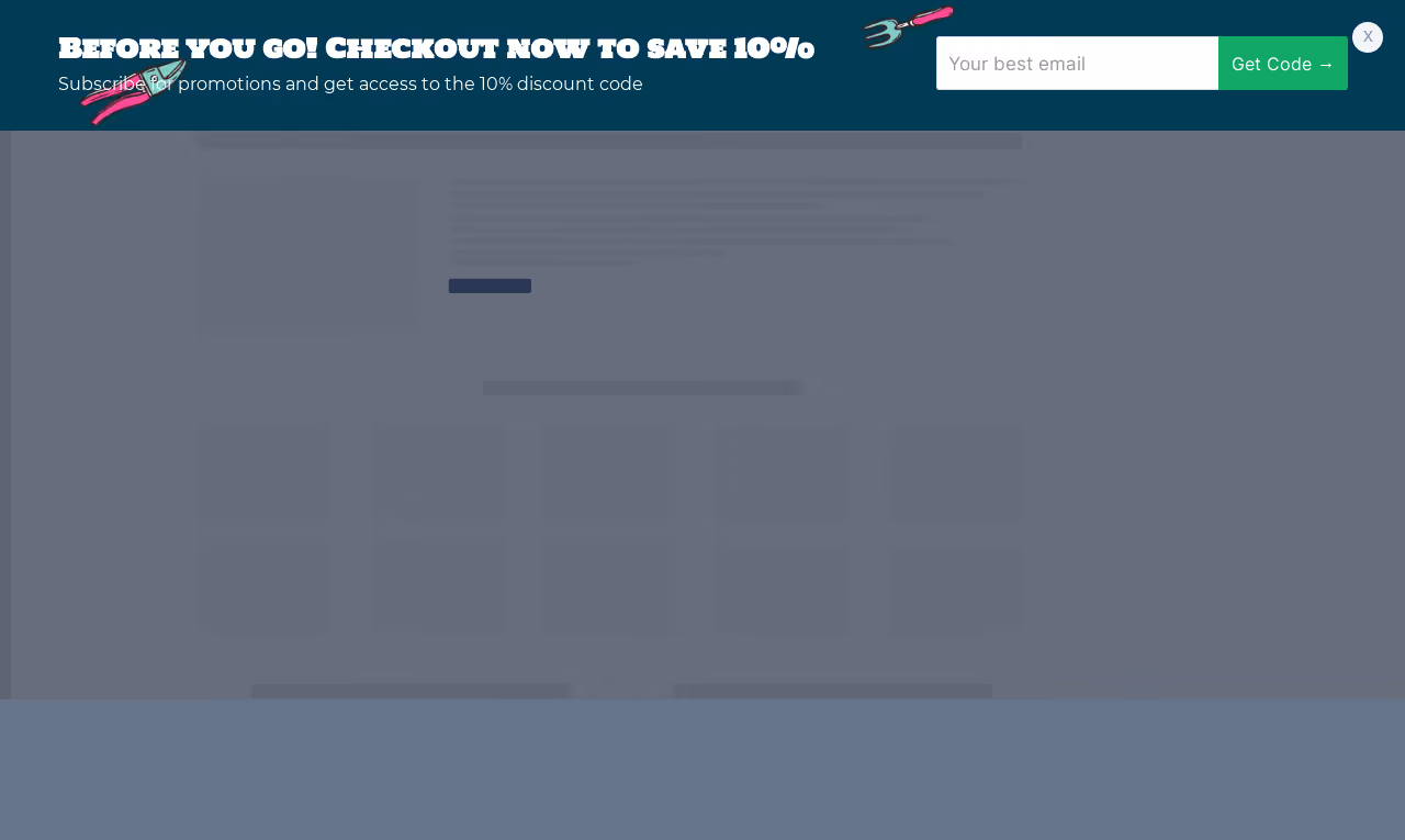 Home & Garden Cart Abandonment Sticky Bar Template