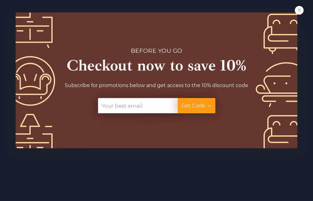 Furniture Cart Abandonment Popup Template
