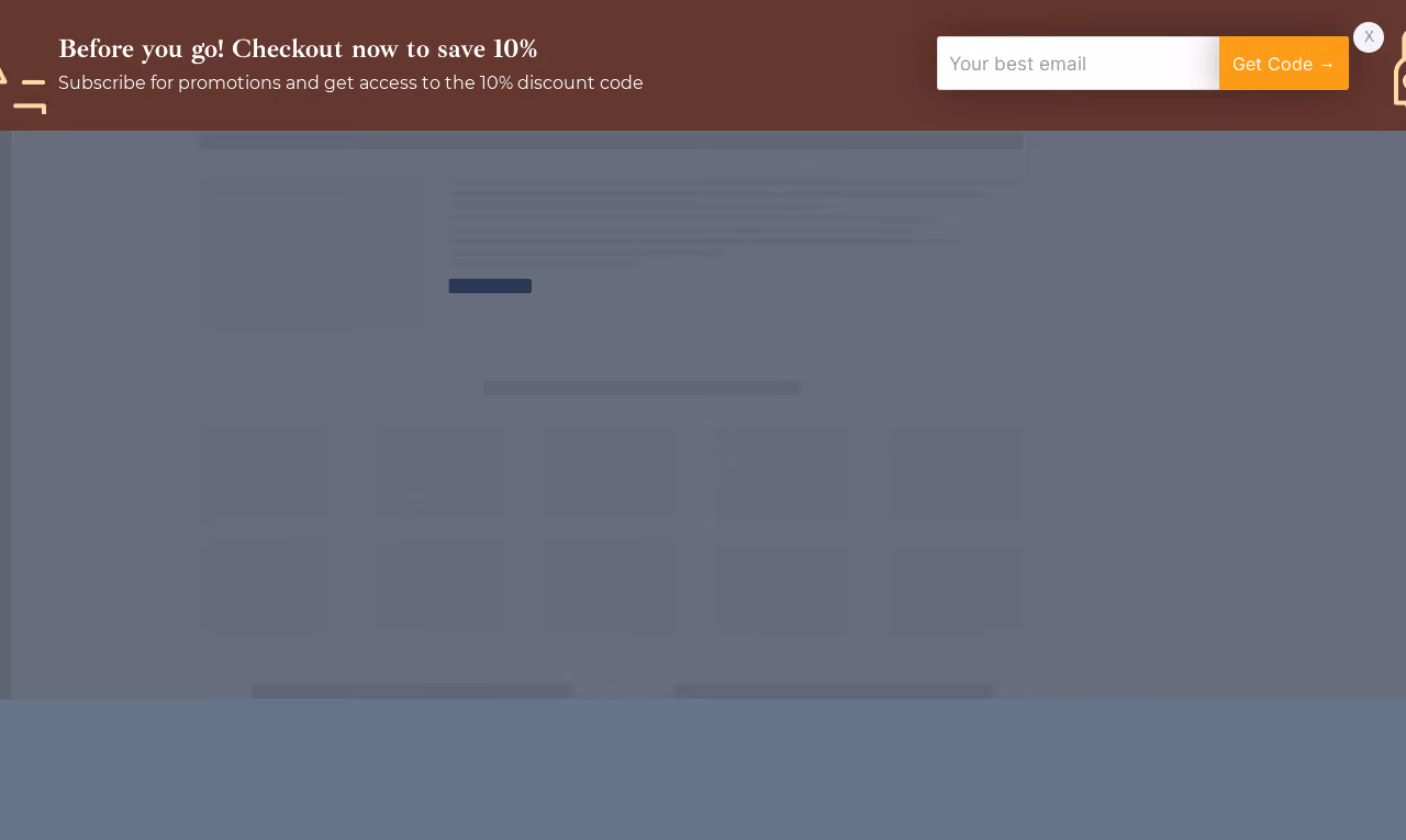 Furniture Cart Abandonment Sticky Bar Template
