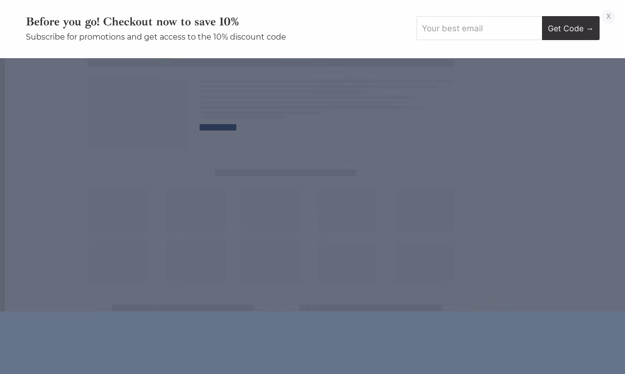 Beauty Cart Abandonment Sticky Bar Template