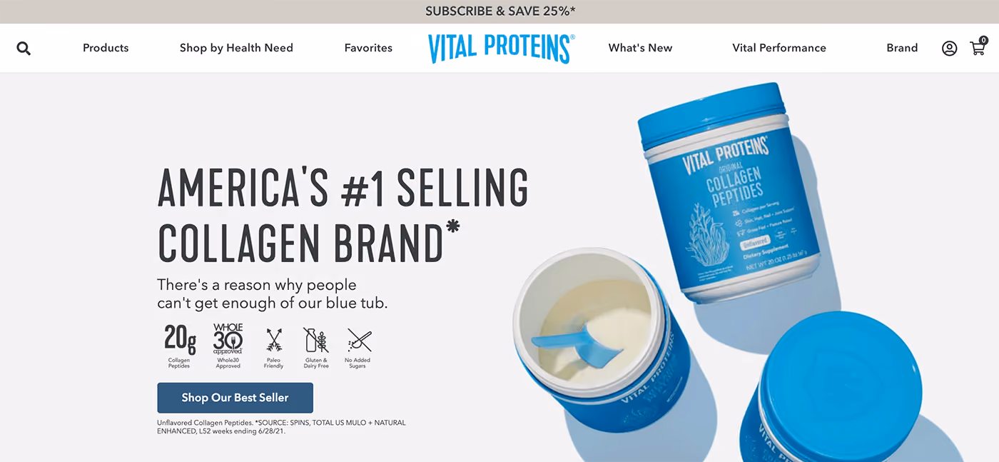 Vital Proteins Sticky Bar