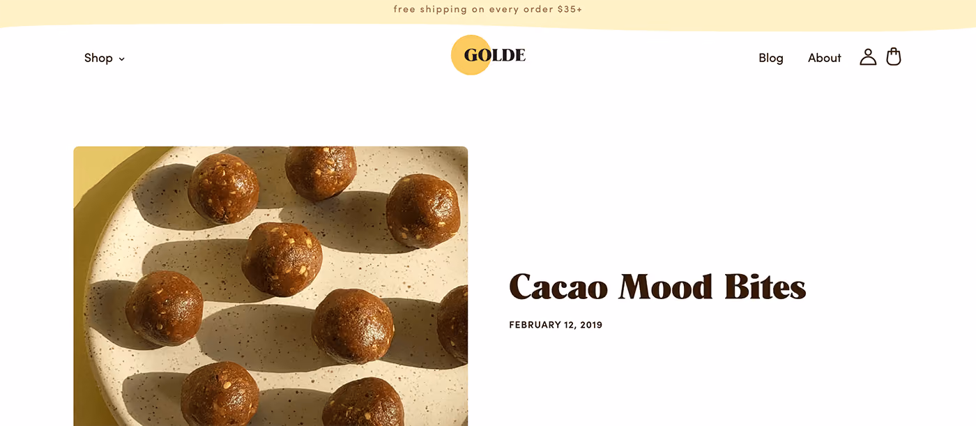 Golde Free Shipping Sticky Bar