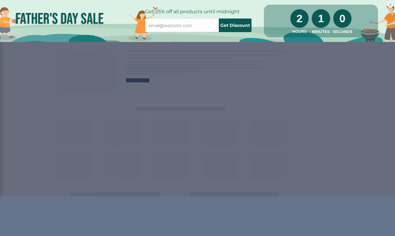 Father's Day Sale Sticky Bar Template