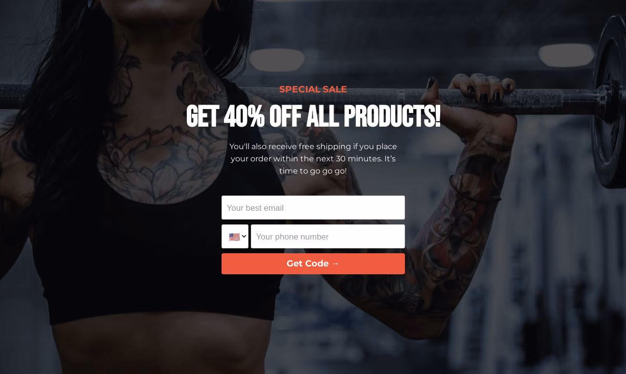 Fitness Discount Landing Page Template