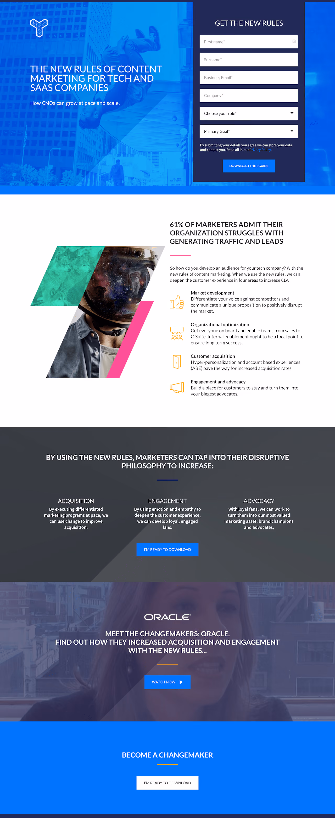 Tomorrow People's Ebook Landing Page